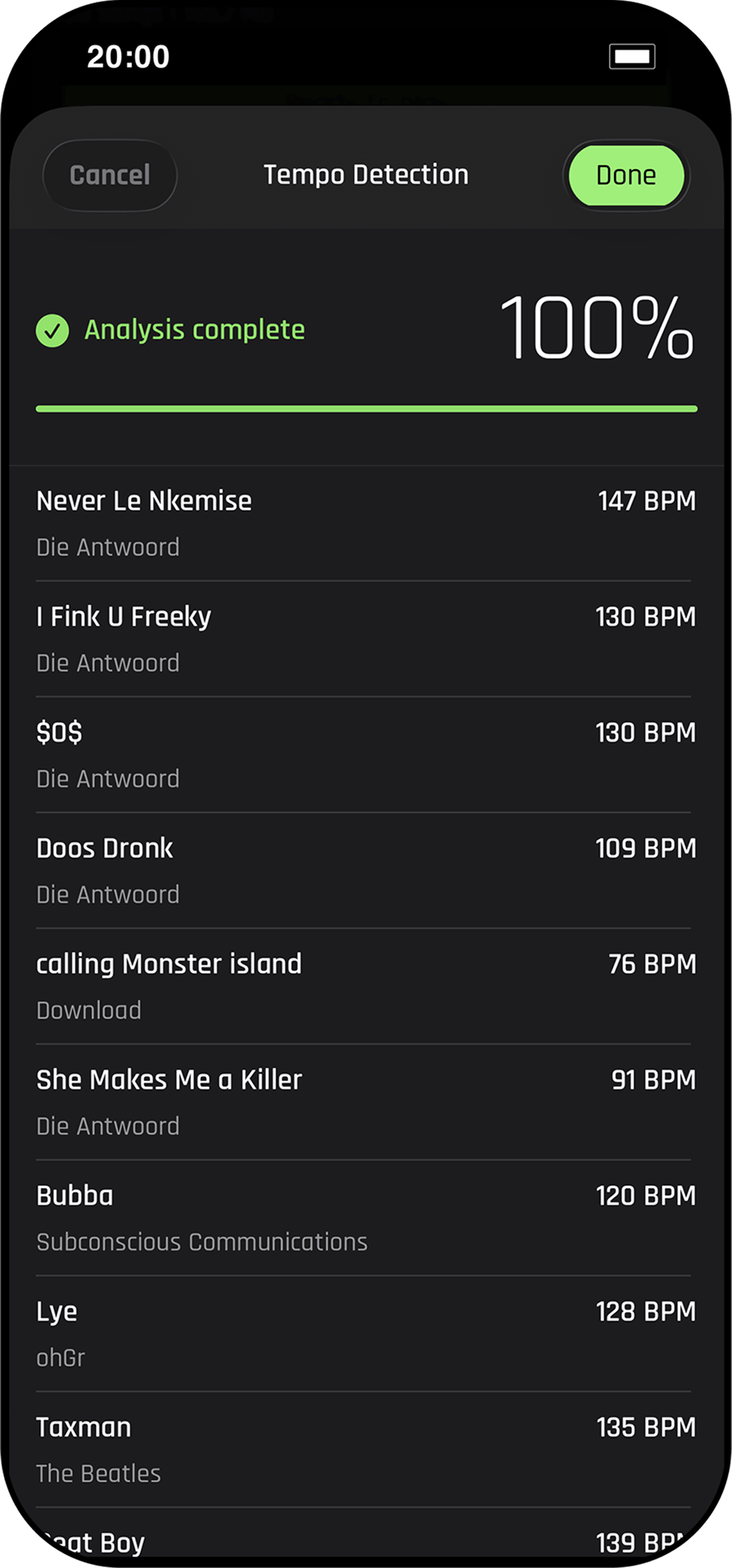 Beatrunner Pro app screenshot: Run with Your Own Music